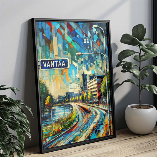 Vantaa Art Print - Finland City Wall Art, Travel Poster, European Decor, Housewarming Gift, Vantaa Travel Print, Scandinavian Artwork