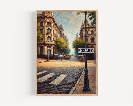 Rosario Wall Art Travel Print Argentina Poster South American Gift Housewarming Souvenir Home Decor