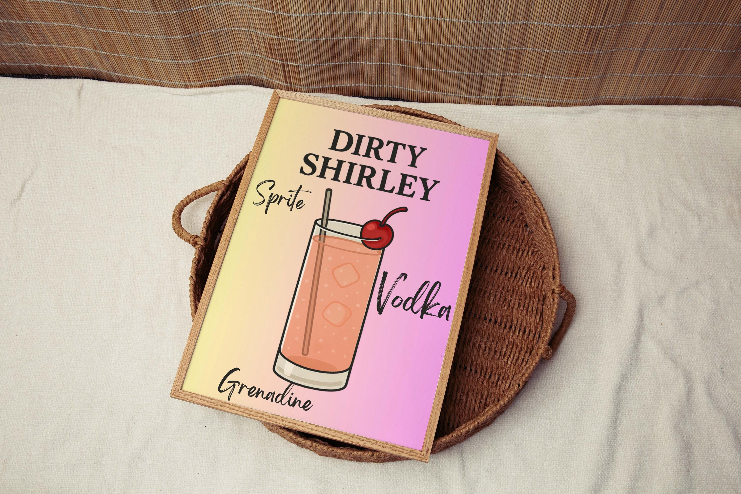 Dirty Shirley Print Modern