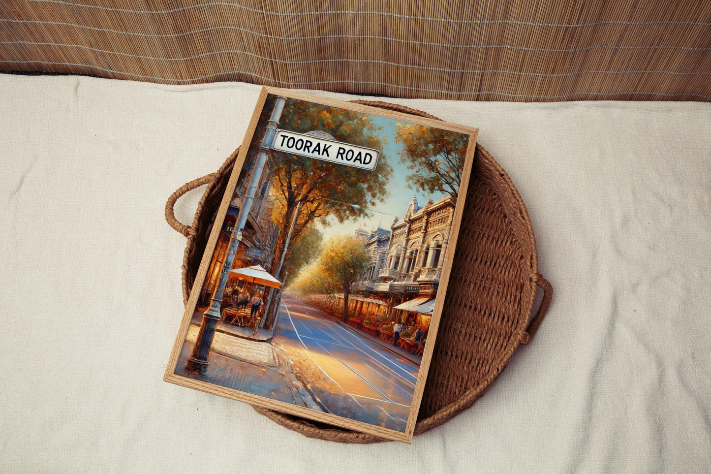Melbourne Toorak Rd Wall Art Print - Travel Poster & Australian Decor - Perfect Housewarming or Gift Idea