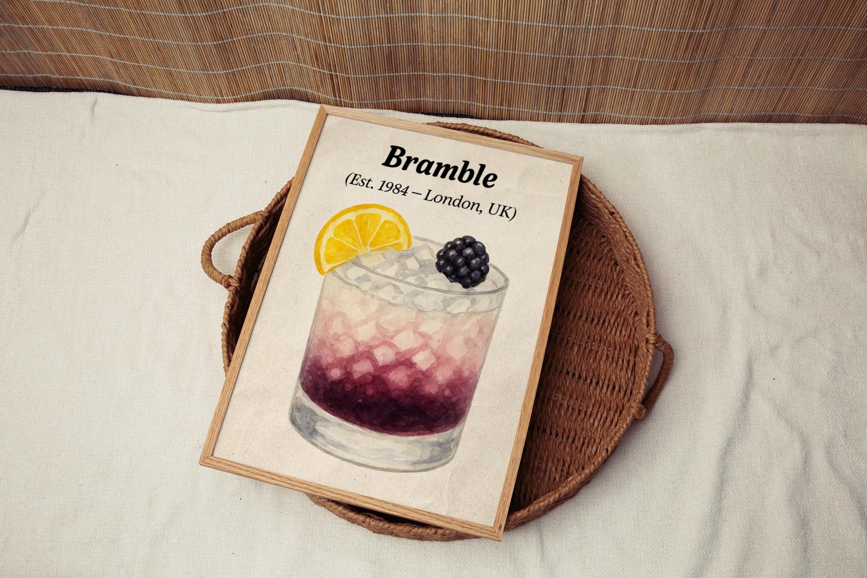 Bramble Cocktail Print
