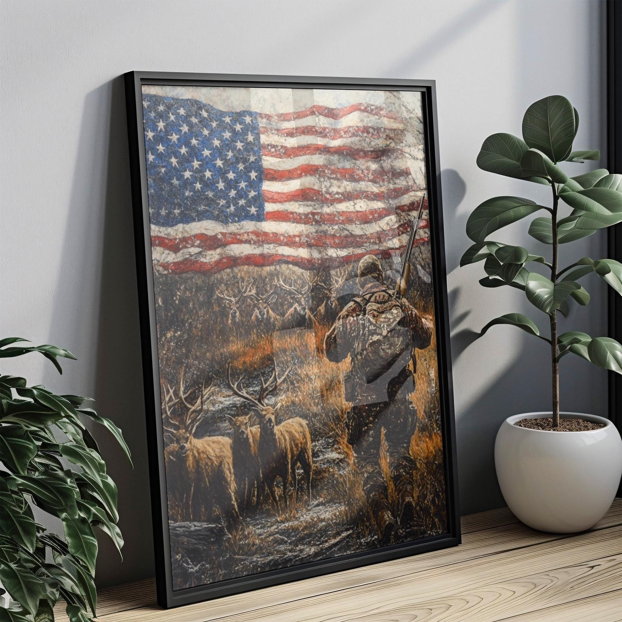 Hunting Poster Patriotic - United States