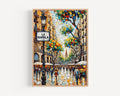 La Rambla Cityscape Wall Art - Barcelona, Spain