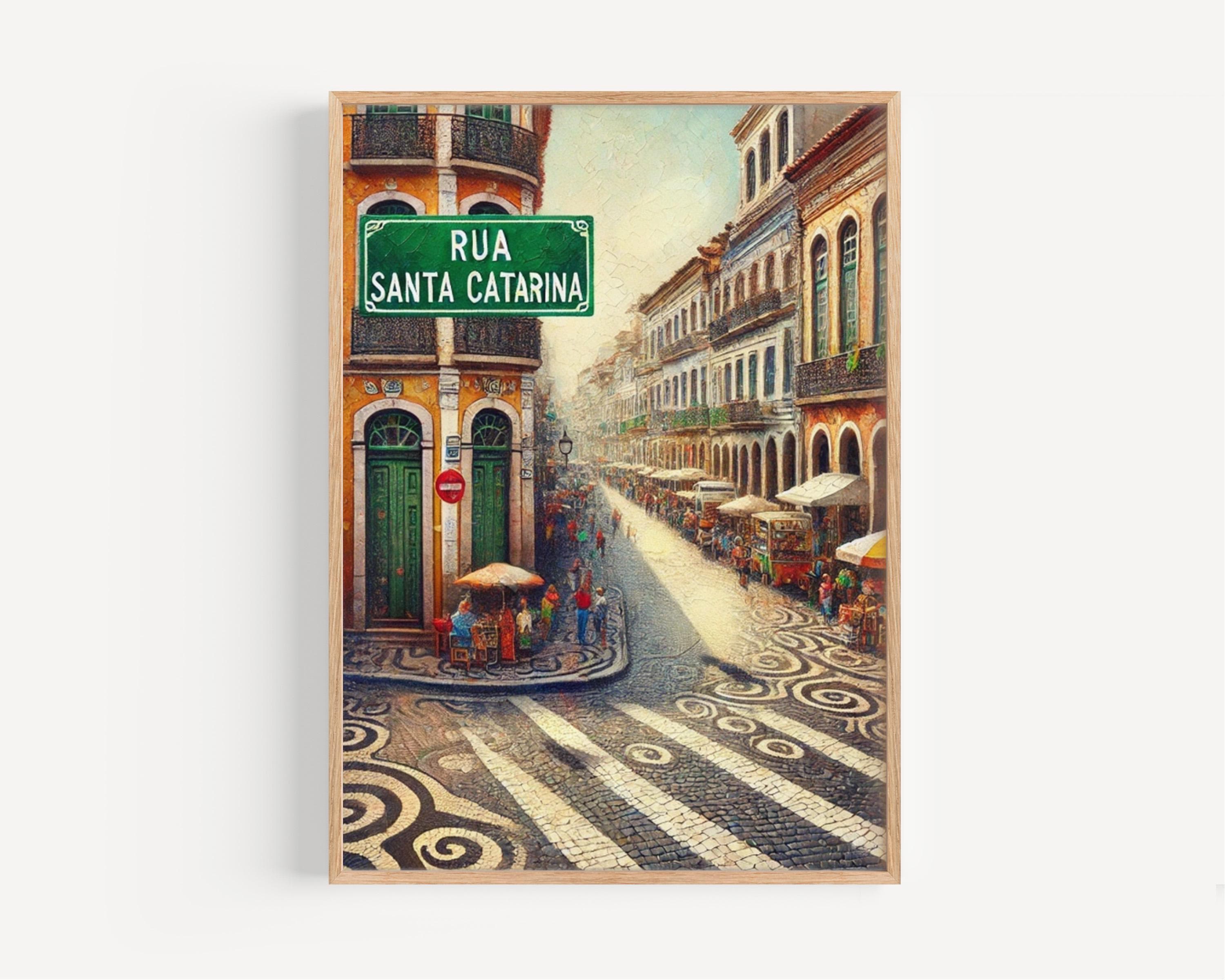 Rua Santa Catarina Print - Porto, Brazil