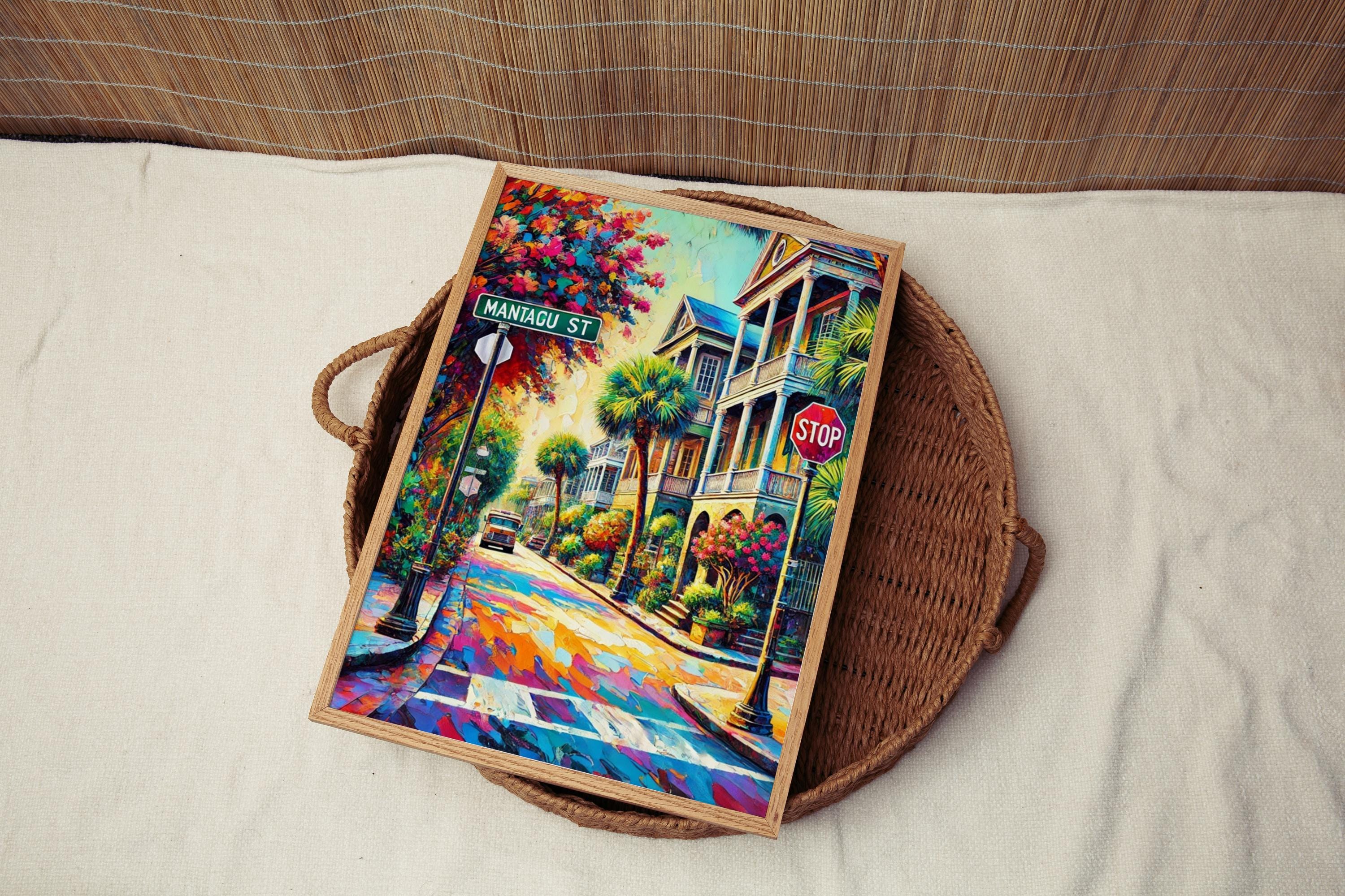 Mantagu St Wall Art Decor - Charleston, South Carolina, USA