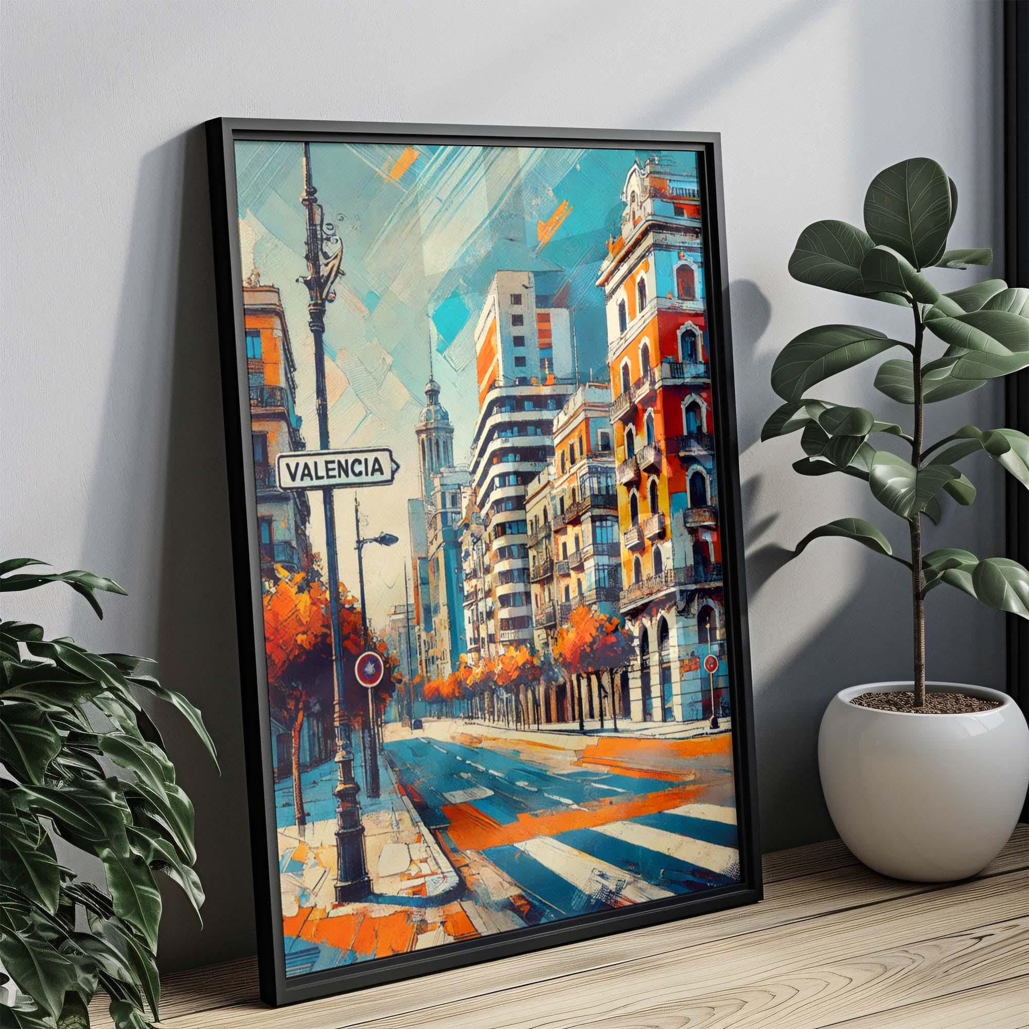 Valencia Modern Print - Valencia, Spain