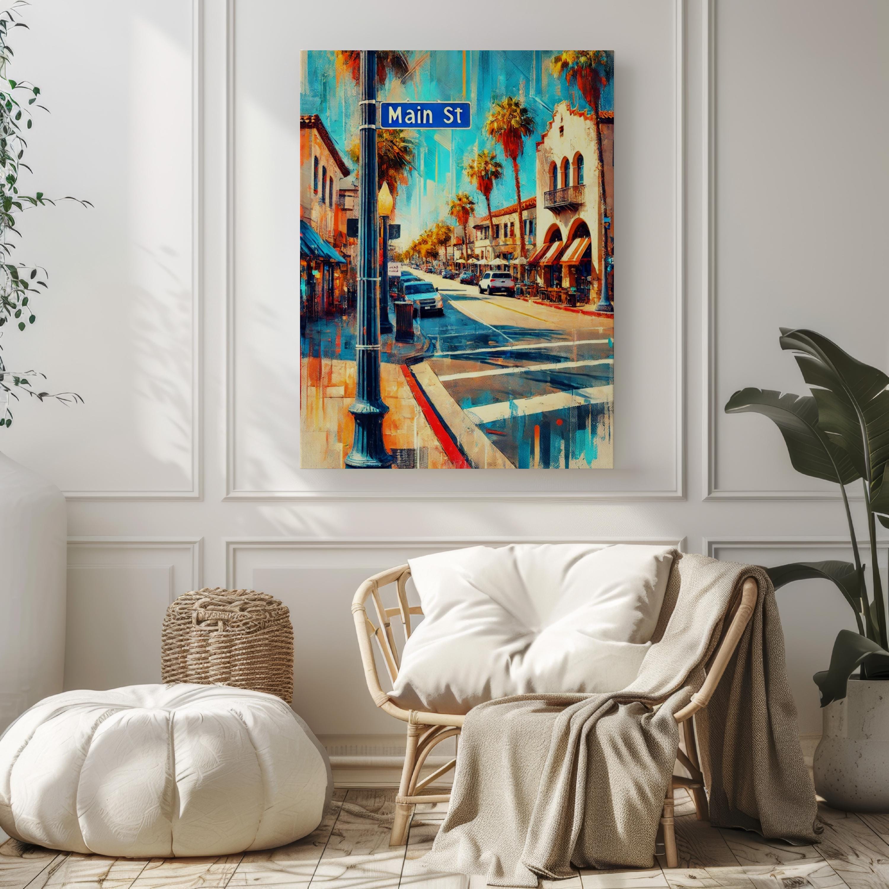 Los Angeles Main St Print - Los Angeles, California, USA