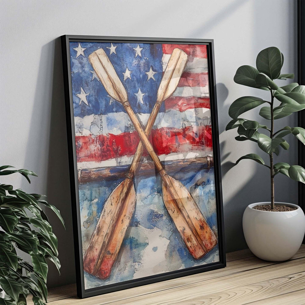 Boat Wall Art Patriotic - United States
