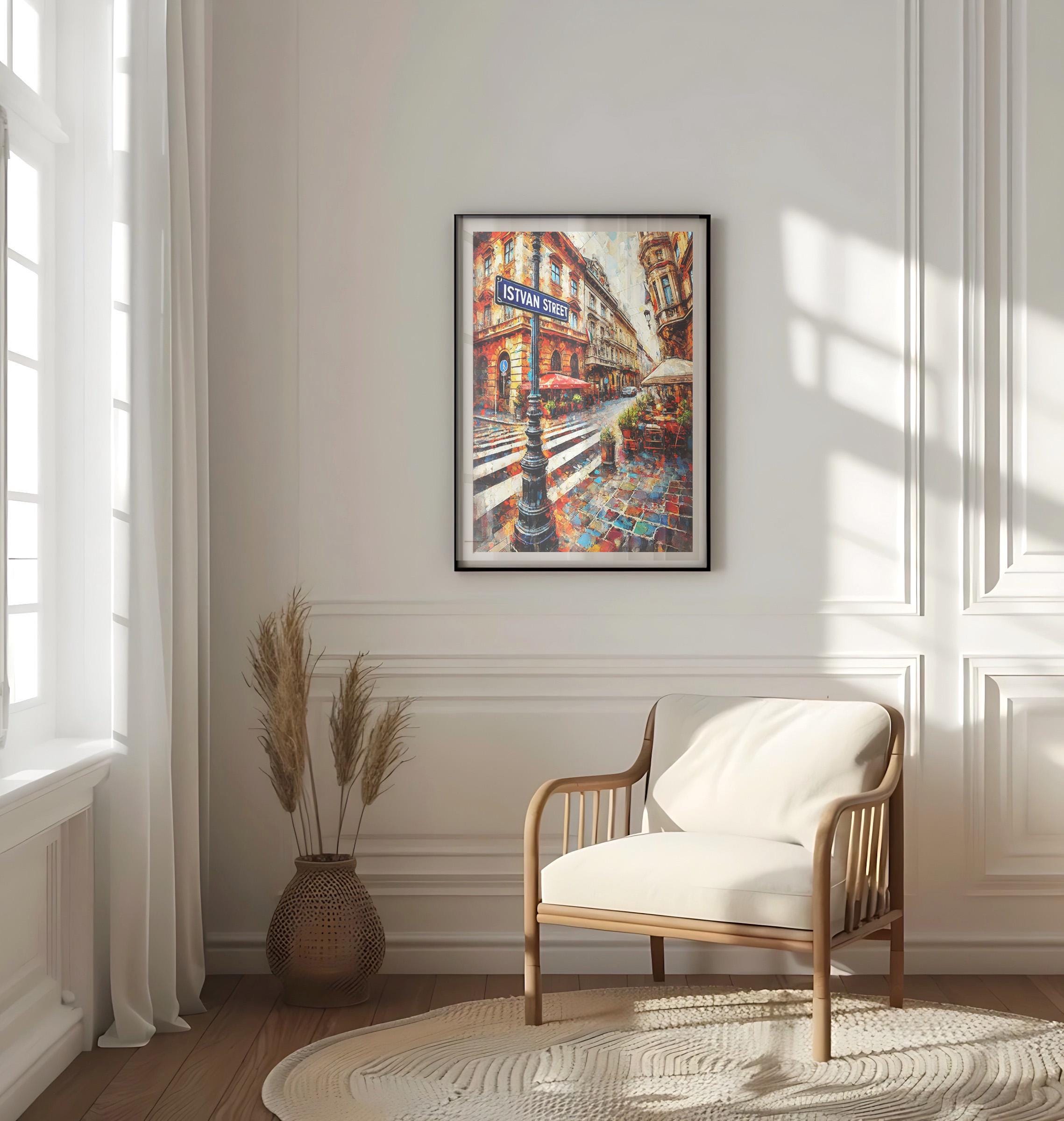 Istvan Street Wall Art - Budapest, Hungary