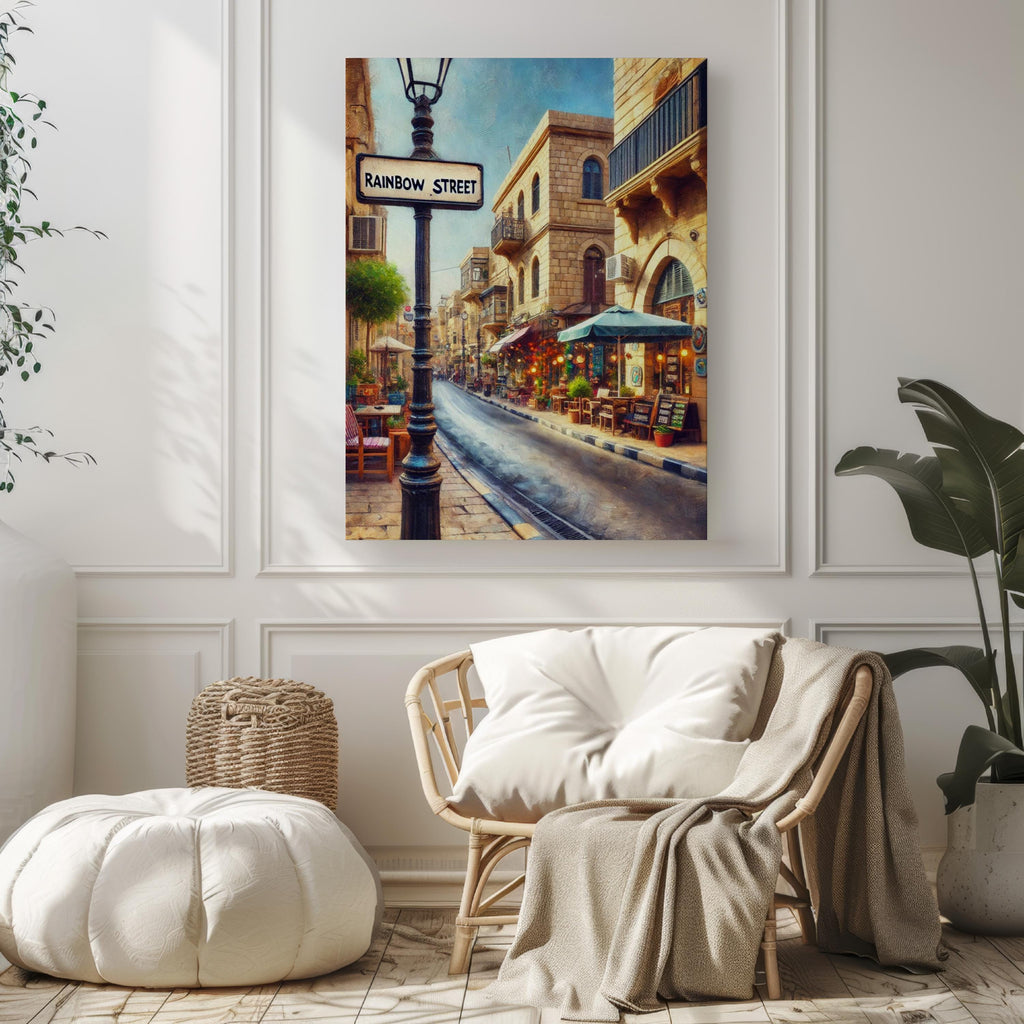 Rainbow Street Print - Amman, Jordan