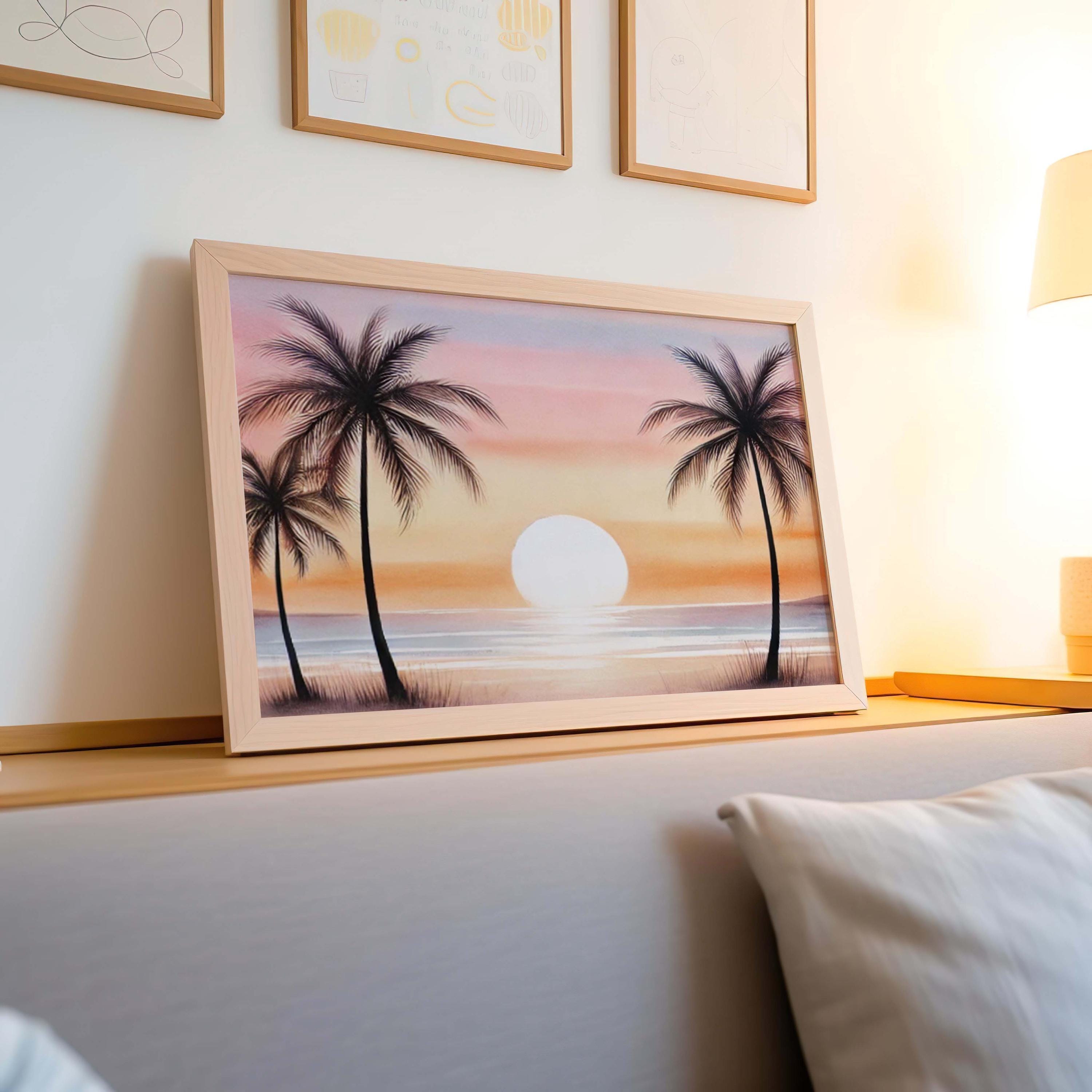 Palm Tree Wall Art Minimalist
