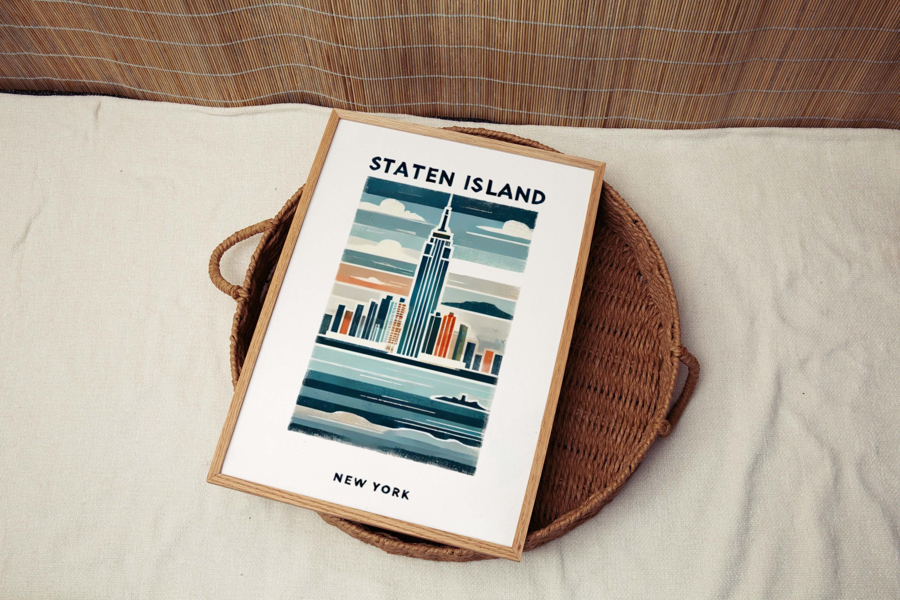 Staten Island Print - New York City, New York, USA