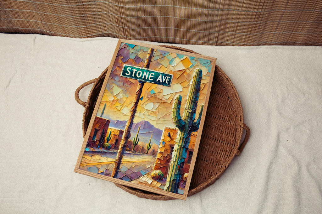Stone Avenue Wall Art - Tucson, Arizona, USA