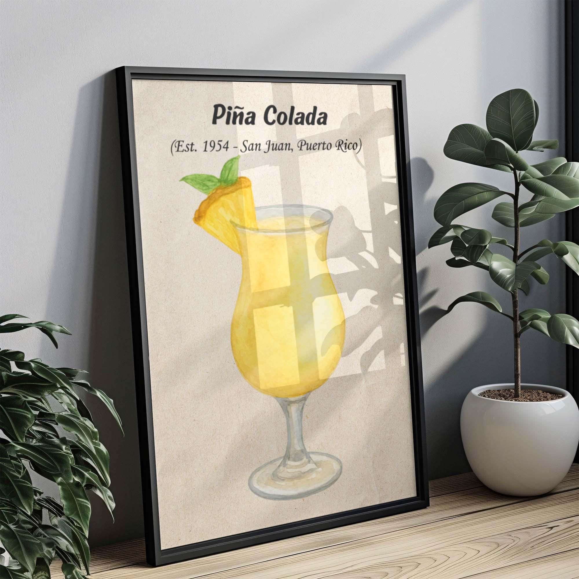 Pina Colada Wall Art Decor