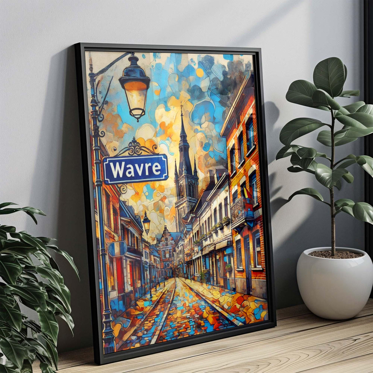 Wavre Poster Modern - Wavre, Belgium