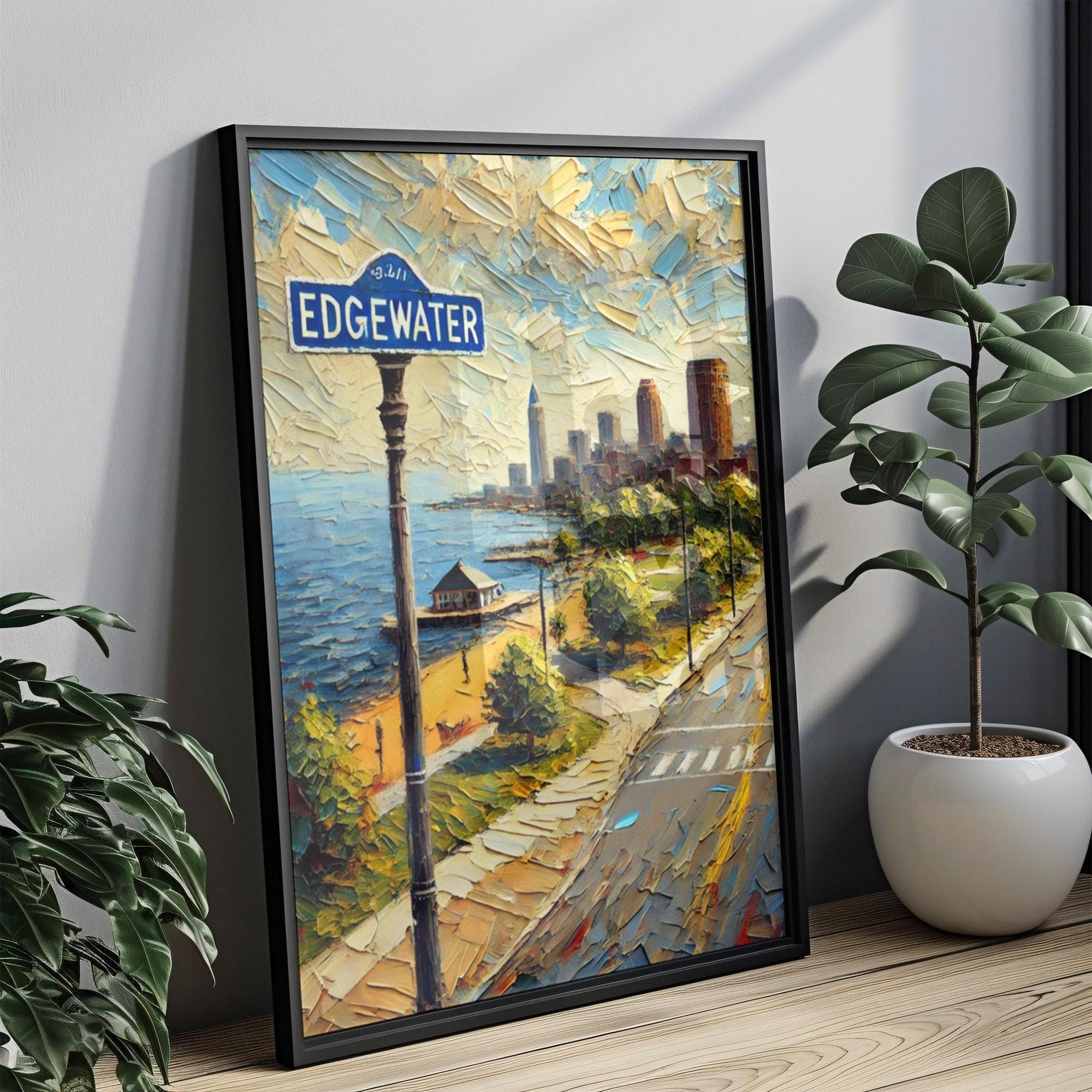 Edgewater Print - Cleveland, Ohio, USA