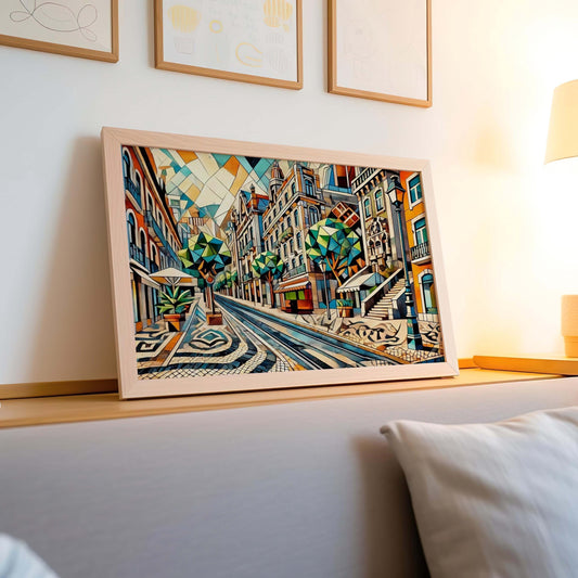 Avenida da Liberdade Wall Art, Lisbon Print, Portugal Travel Poster, Housewarming Gift, Portugal Artwork, Travel Decor