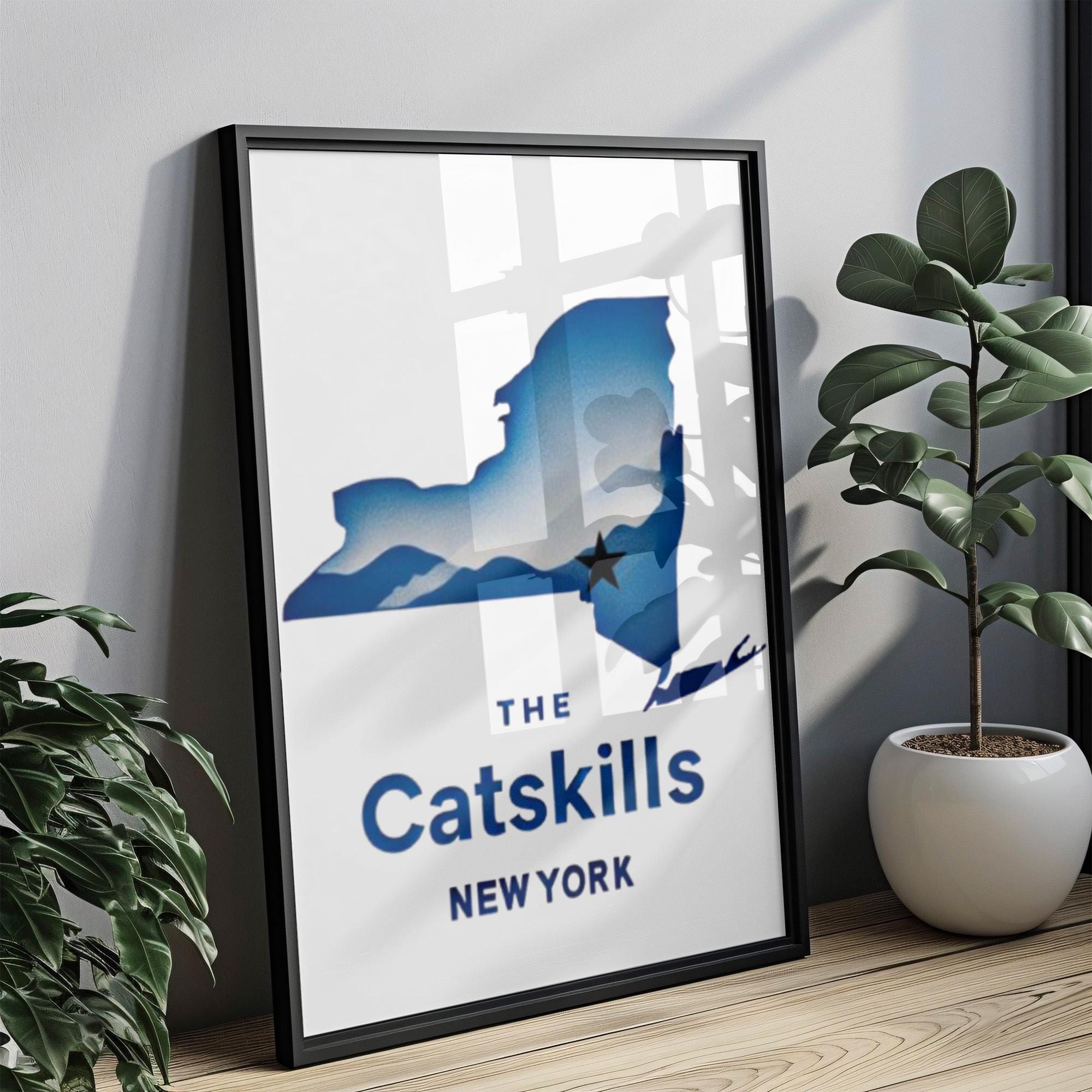 Catskills Wall Art Decor - New York, USA