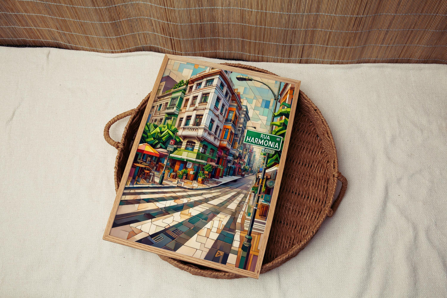 Rua Harmonia, São Paulo Print: Brazil Travel Art Souvenir