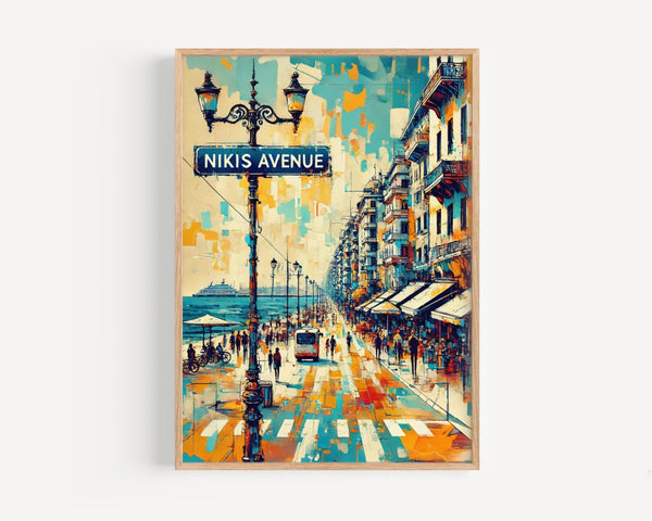 Nikis Avenue Vintage Wall Art - Lexington, Virginia, USA