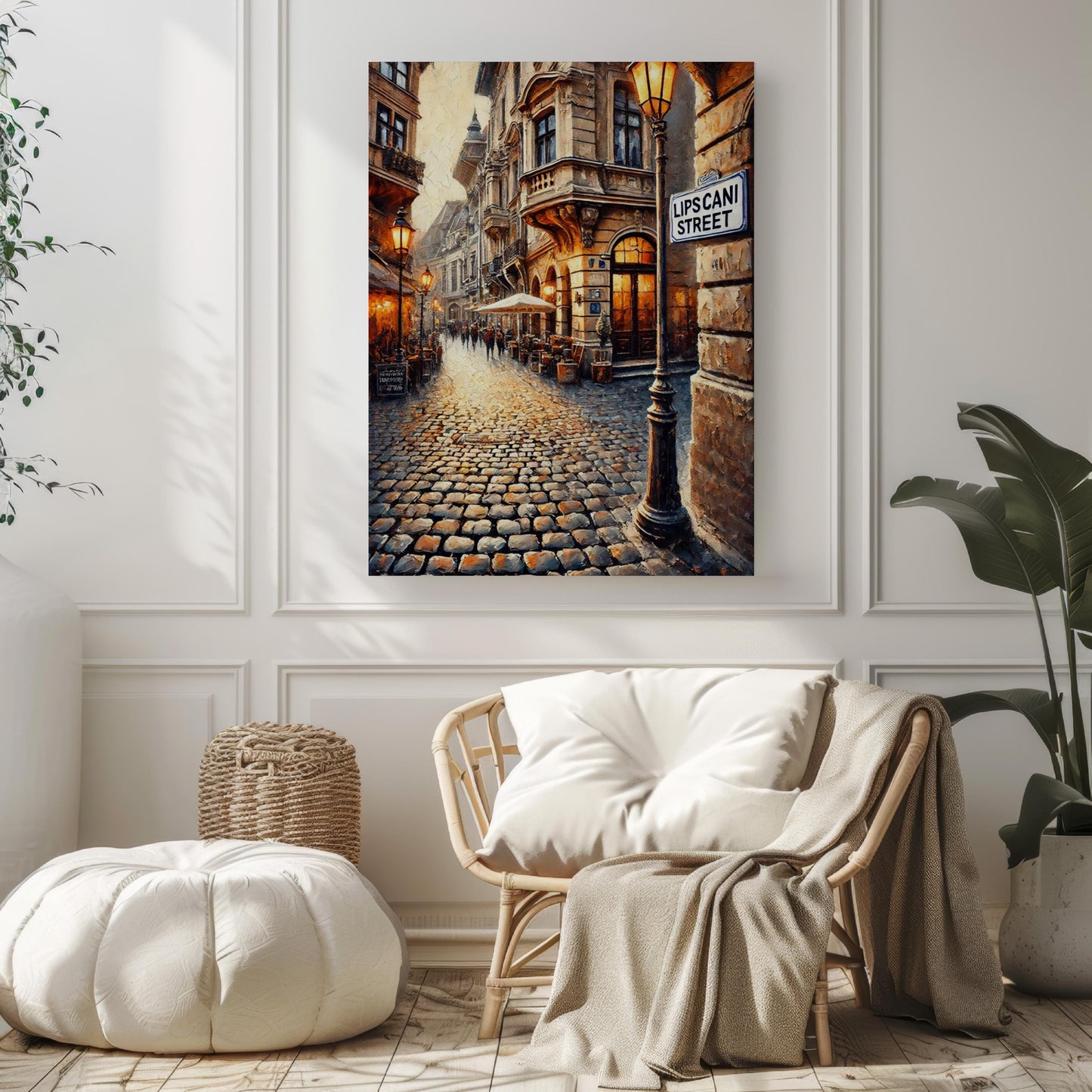Lipscani Street Wall Art, Bucharest Print, Romania Travel Poster, Cityscape Decor, Historic Old Town Photography, Gift for Travelers