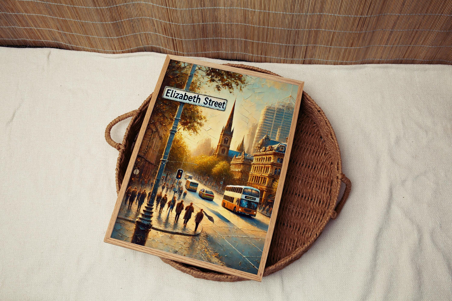 Elizabeth Street Wall Art, Sydney Print, Australia Art, City Gift, Travel Souvenir, Travel Poster, State Art, Personalized Gift, Urban Decor