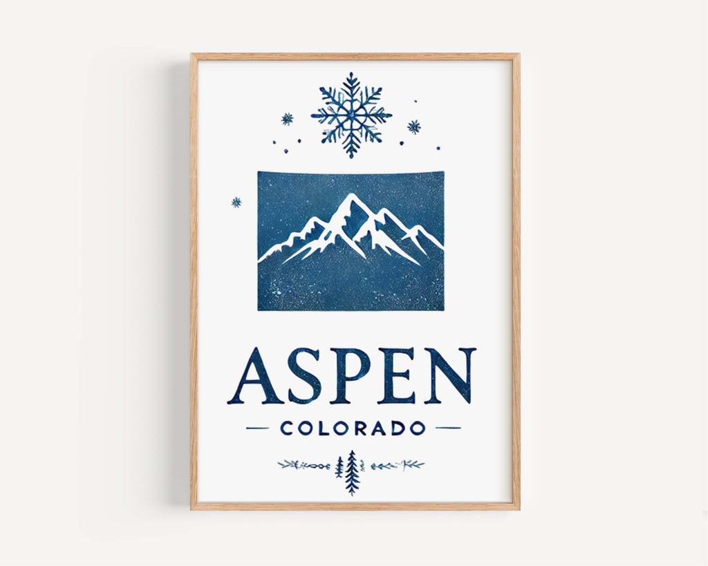 Aspen Tree Nature Print - Aspen, Colorado, USA