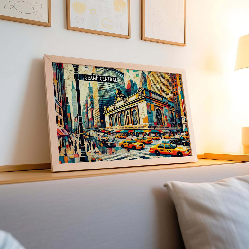 Grand Central Print Cityscape - Manhattan, New York, USA