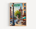 Chestnut Street Poster - Philadelphia, Pennsylvania, USA