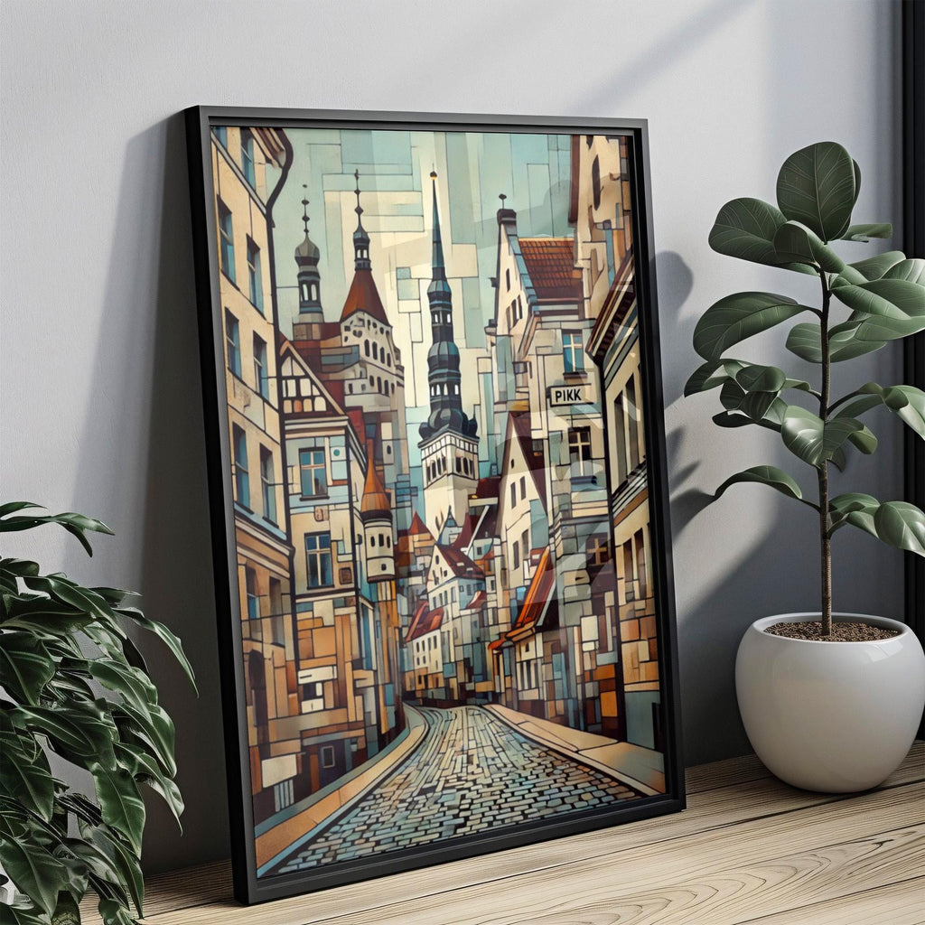 Pikk St Minimalist Art Print - Estonia
