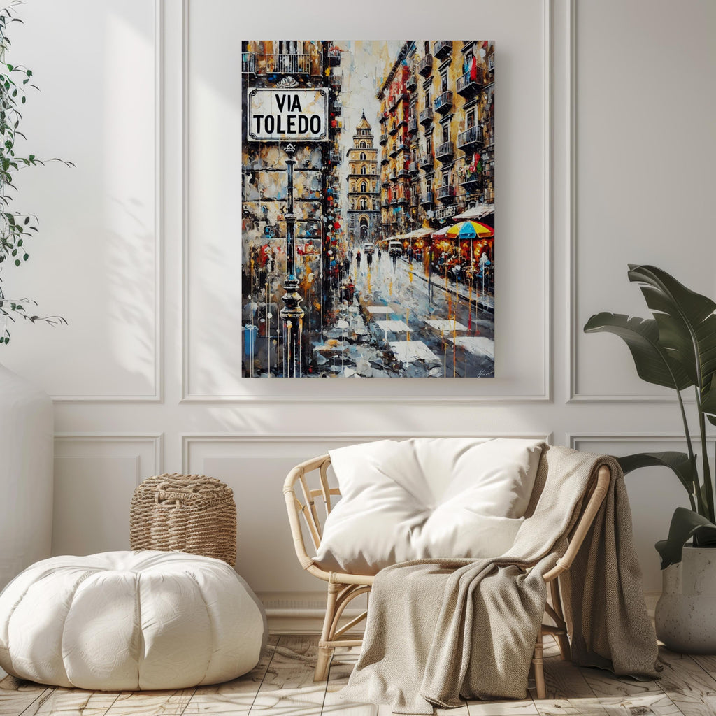 Via Toledo Wall Art Cityscape - Naples, Italy
