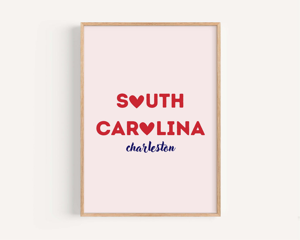 South Carolina Wall Art - South Carolina, USA