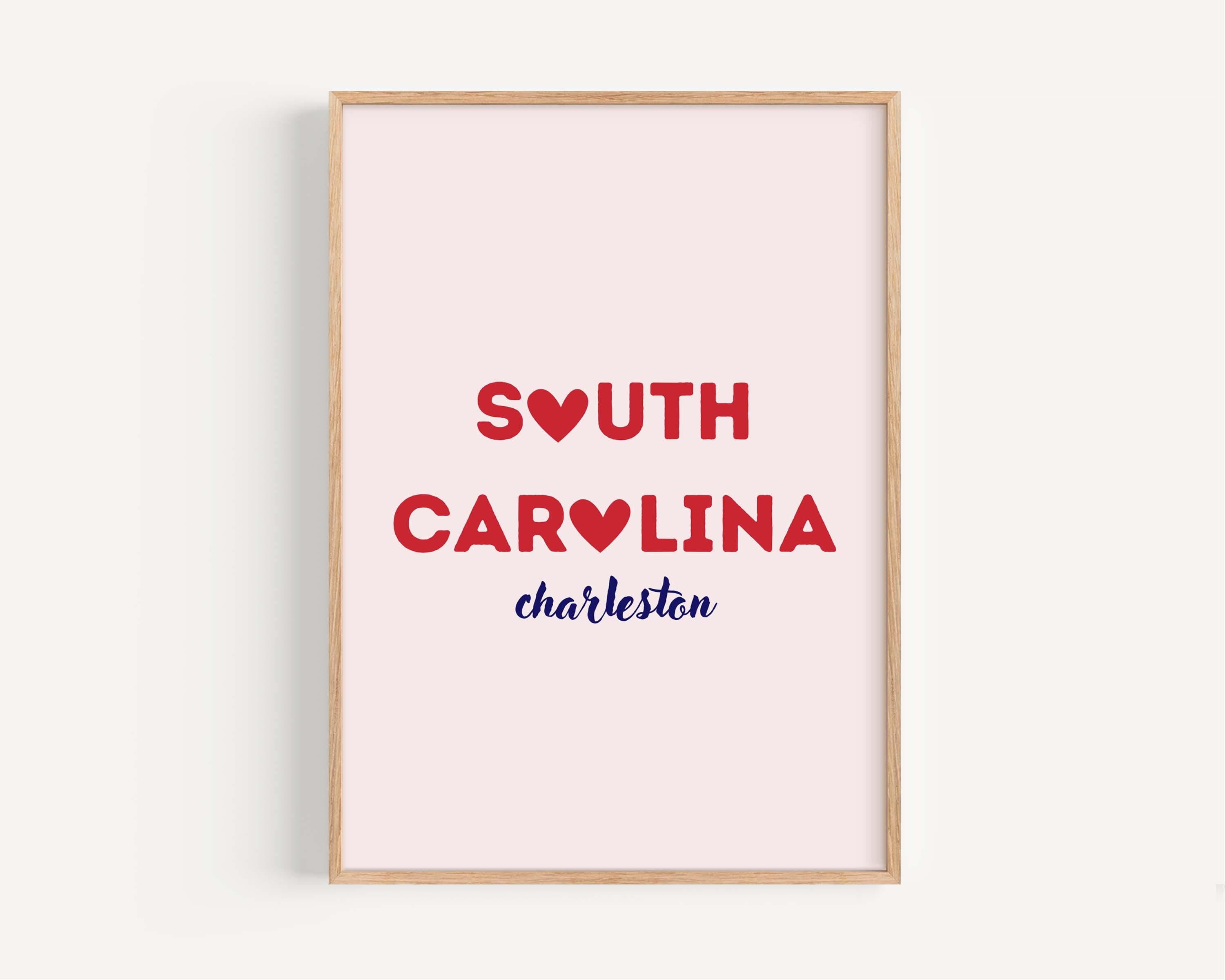 South Carolina Wall Art - South Carolina, USA