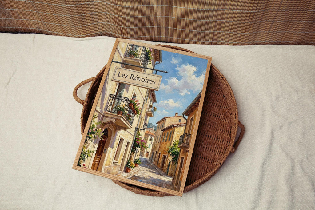 Les Révoires Wall Art Print: Elevated Monaco Travel Poster