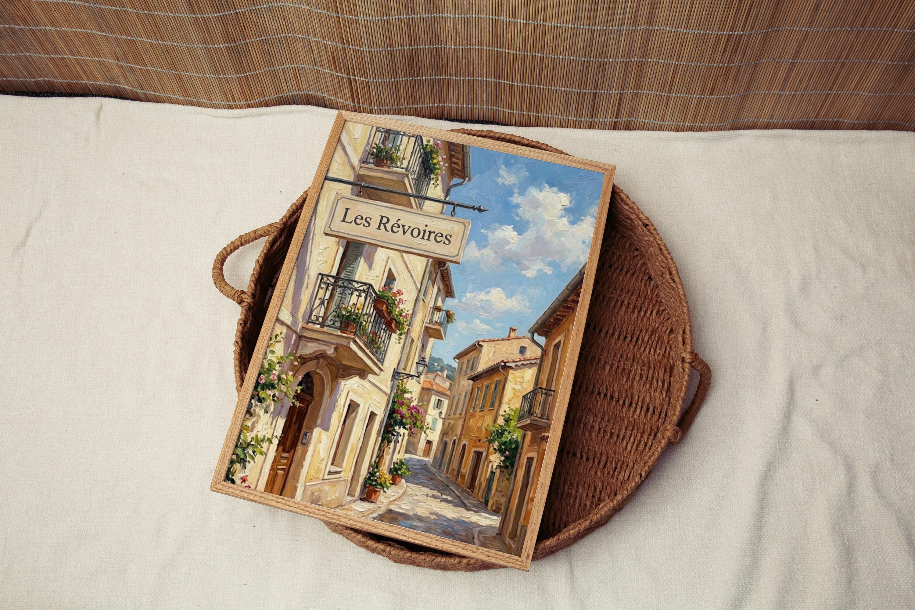 Les Révoires Wall Art Print: Elevated Monaco Travel Poster