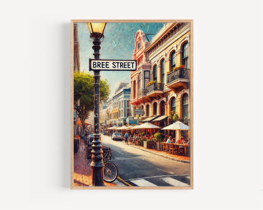 Johannesburg Print, Bree Street Wall Art, South African City Decor, Travel Souvenir, Urban Art, Personalized Gift, Home Decor
