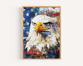 Bald Eagle Poster Patriotic - United States