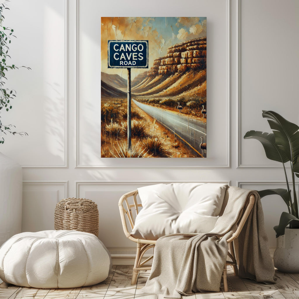 Cango Caves Road Wall Art - Oudtshoorn, South Africa