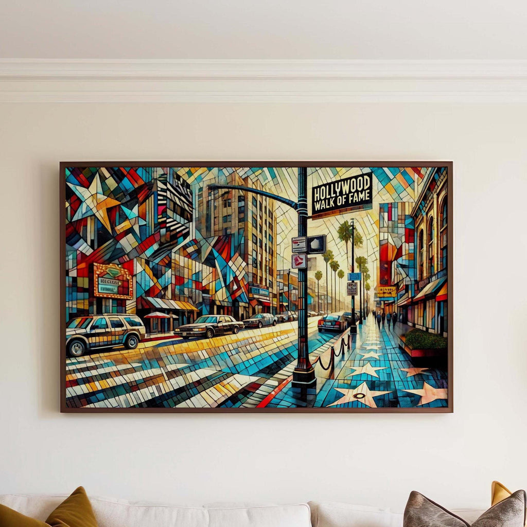 Hollywood Walk Of Fame Print - Los Angeles, California, USA