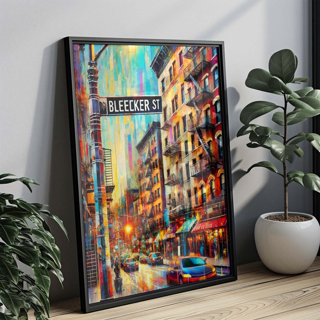 Bleecker Street Wall Art, Bleecker St Print, Manhattan Art, Manhattan Gift, Travel Print, New York Poster, Housewarming Gift, NYC Art, NYC