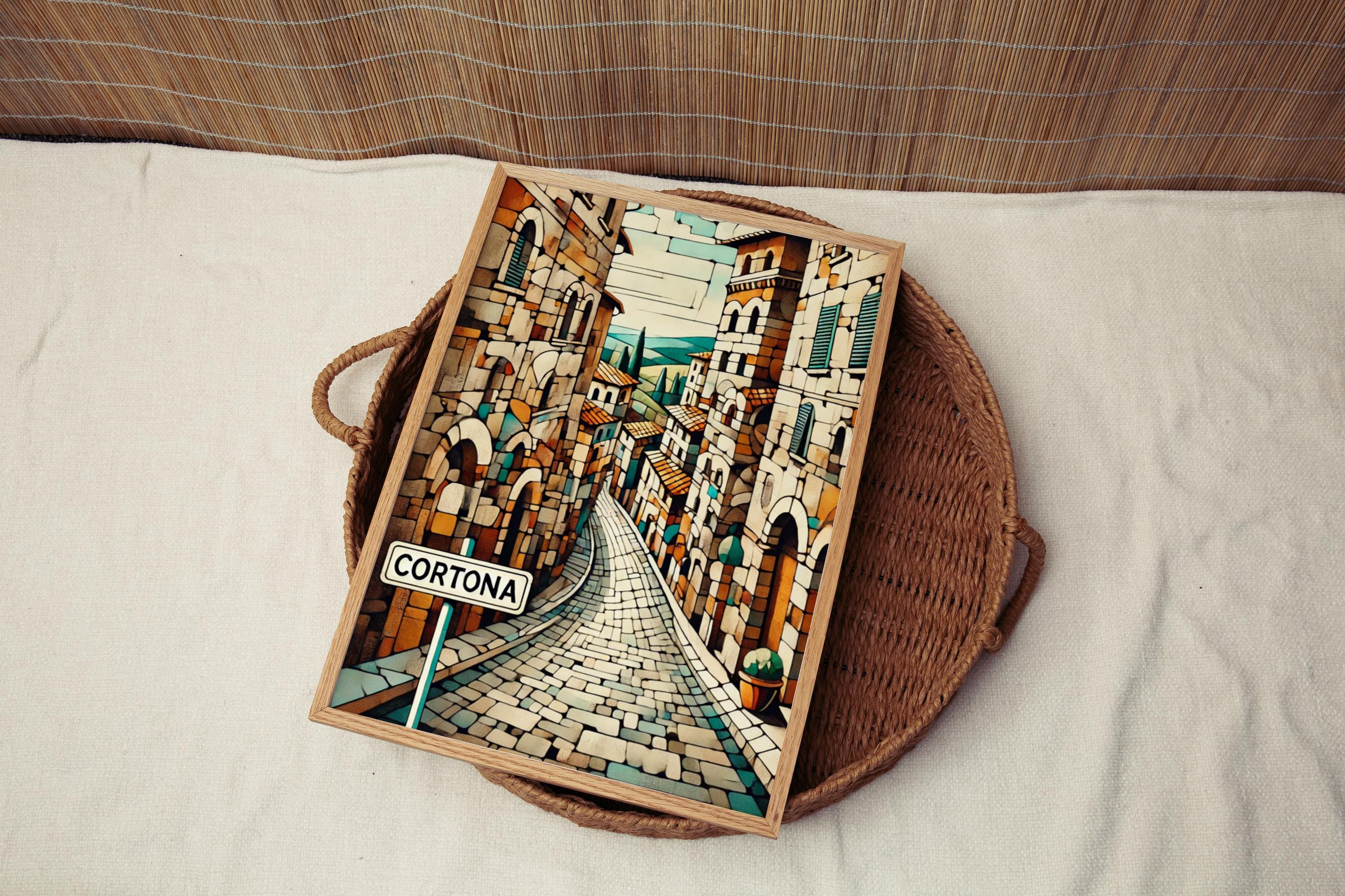 Cortona Print Vintage - Cortona, Italy