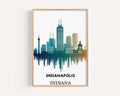 Indiana Print Decor - Indianapolis, Indiana, USA