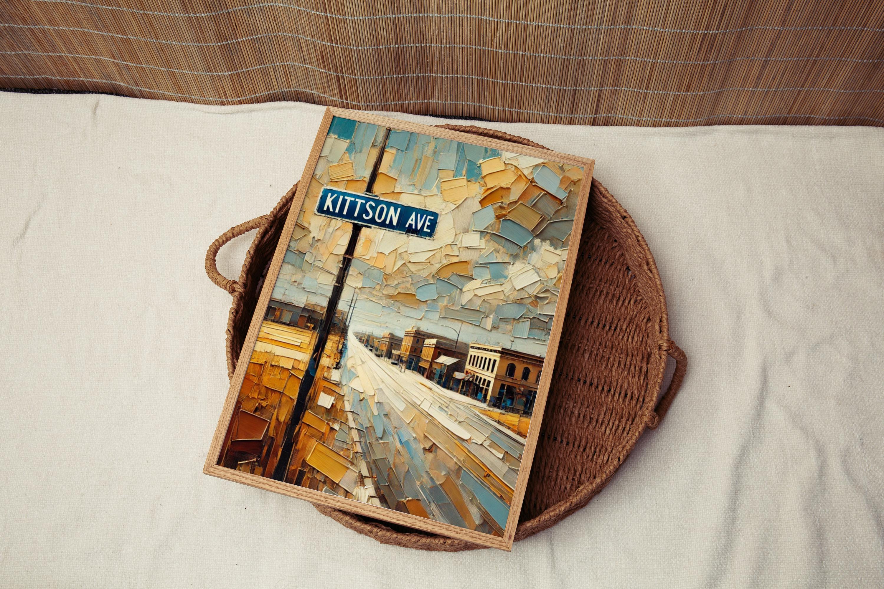 Kittson Avenue Wall Art, Pembina Print, North Dakota Art, “City” Gift, Travel Souvenir, Travel Poster,  “State” Art, PERSONALIZED GIFT