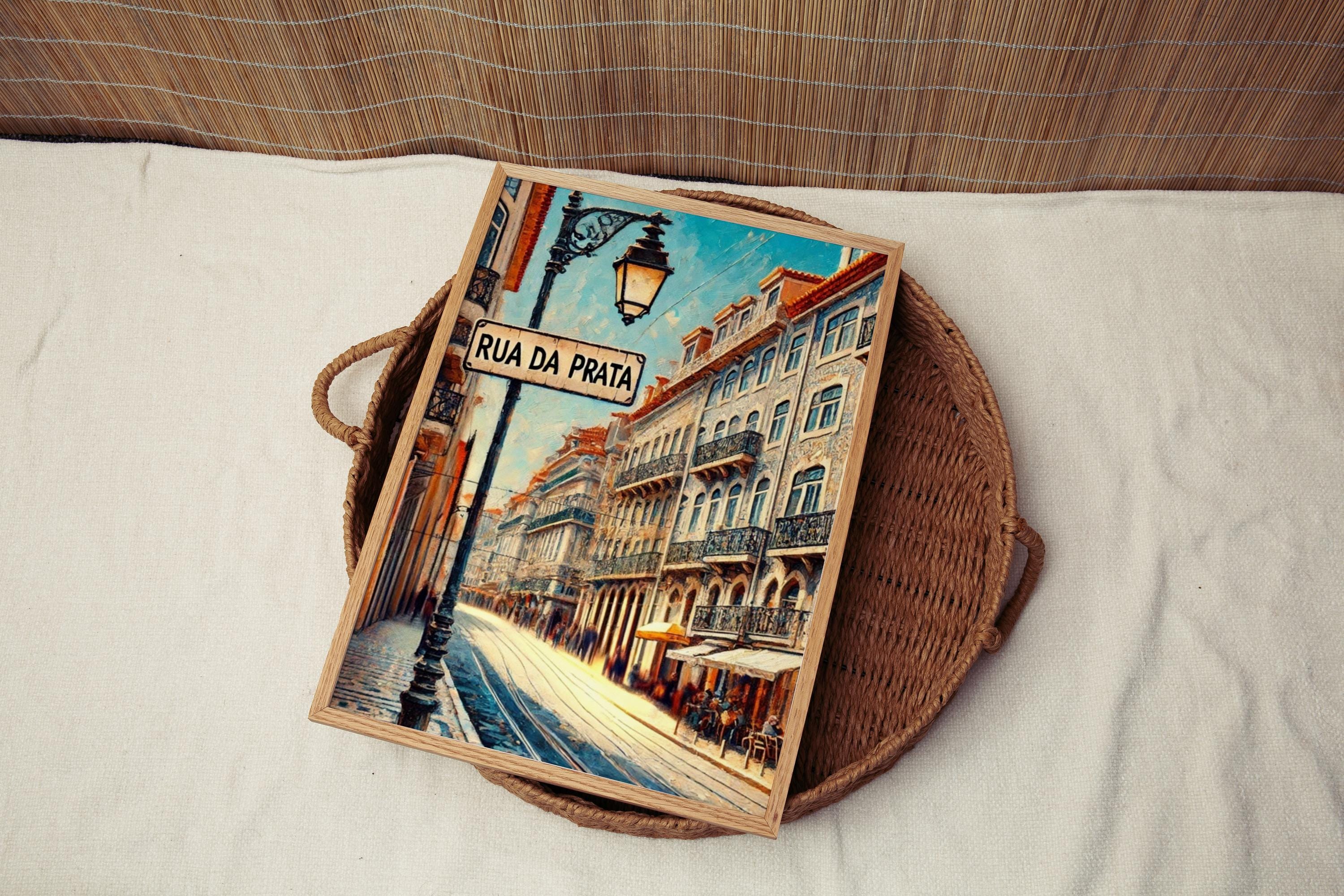 Rua Da Prata Print Modern - Lisbon, Portugal