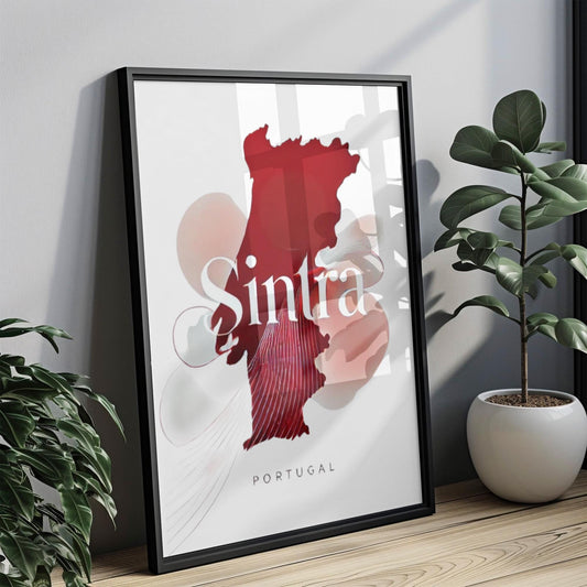 Portugal Sintra Wall Art Print - Coastal Travel Poster, Portugal Gift & Home Decor, Housewarming Artwork for Beach Lovers