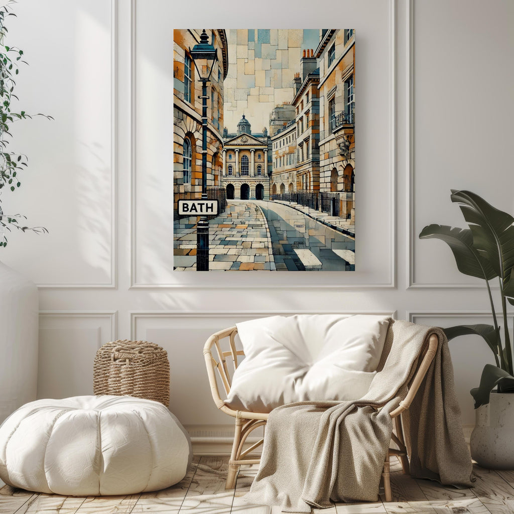 Bath Print Map - Bath, United Kingdom