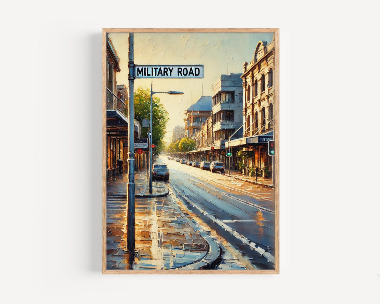 Military Road Wall Art, Sydney Print, Australia Art, Coastal Street Sign, Travel Souvenir, Modern Home Decor, Australian Gift, Art