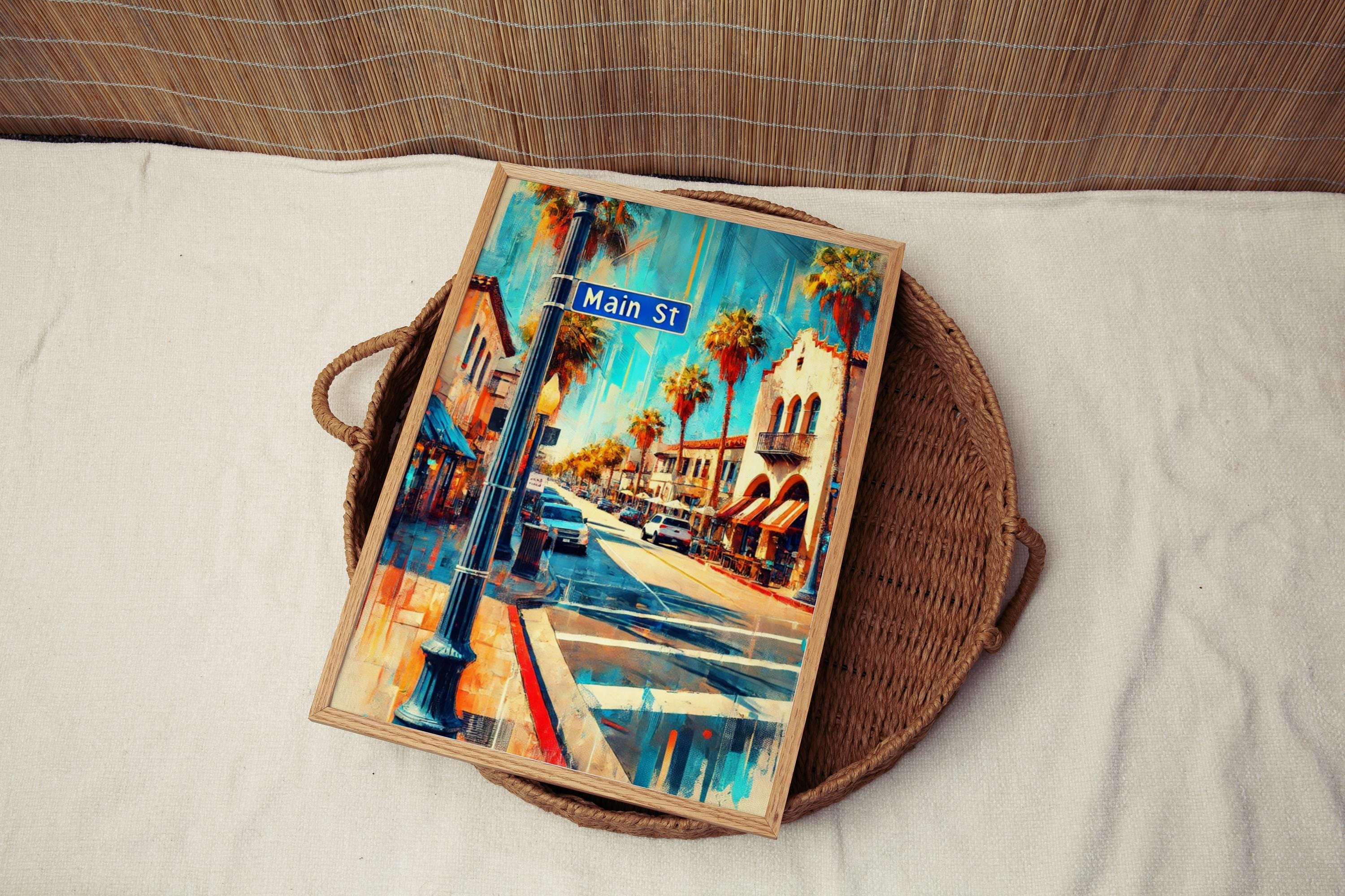 Los Angeles Main St Print - Los Angeles, California, USA