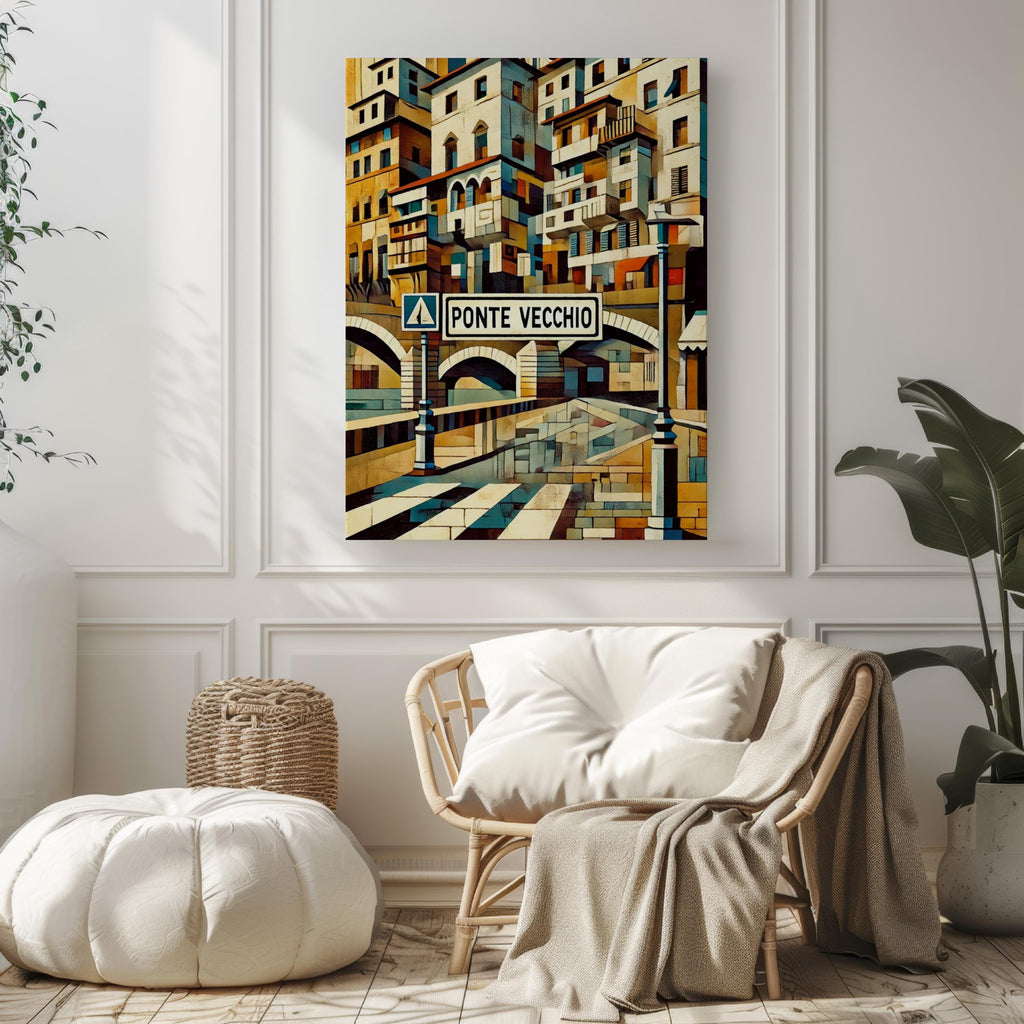 Polk Street Modern Poster - San Francisco, California, USA
