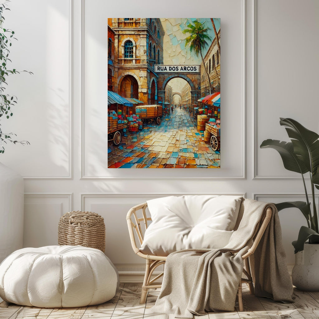 Rua Dos Arcos Wall Art Decor - Maputo, Mozambique